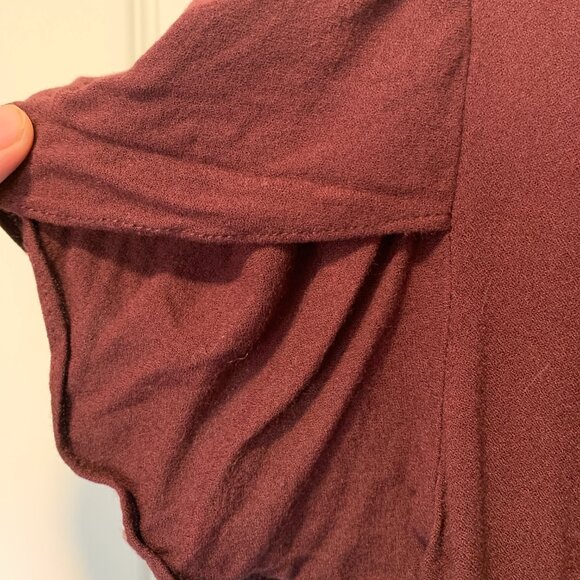 Aritzia Sunday Best Burgundy Boho Top - Picture 4 of 7